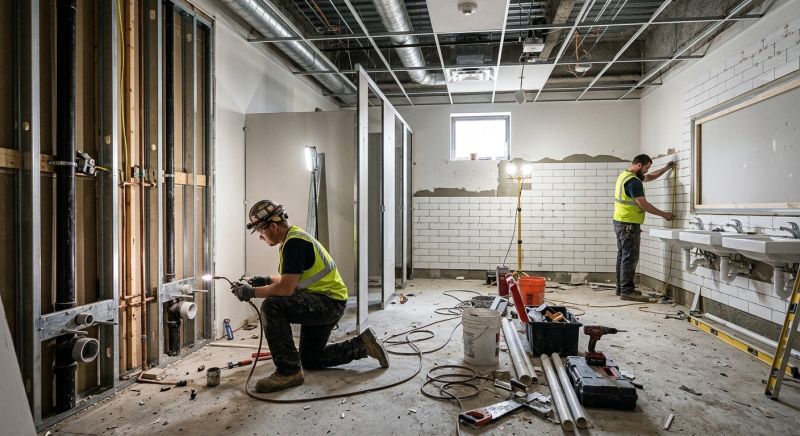 Industrial Bathroom Renovation in Denver, CO